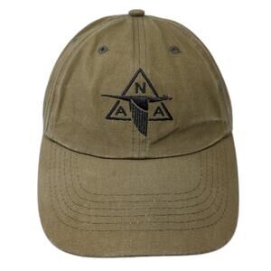 NAA Boeing Slideback Hat Brown One Size Adjustable Embroidered Outdoor